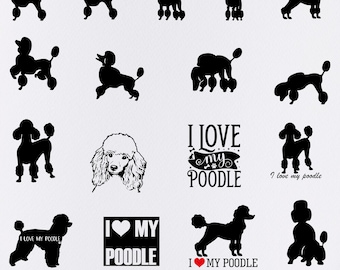 poodle svg bundle cricut free commercial use poodle png bundle poodle clipart poodle silhouette poodle peeking