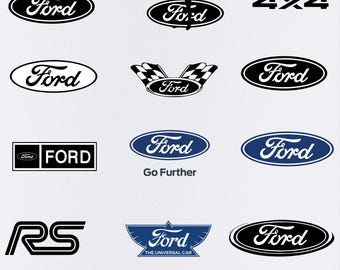 Paquete Ford, Ford SVG, Ford PNG, Ford PDF, Ford Cricut, Ford Clipart, Archivo en capas, Descarga instantánea