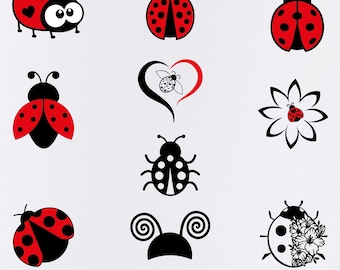Ladybug SVG Baby Ladybug Cut File Love Bug Cutting File Funny Lady Bug ...