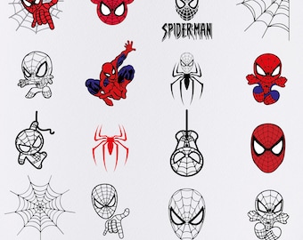 Spiderman SVG, faccia di spiderman Svg, A strati, File di taglio, testa di spiderman Svg, Cricut, Silhouette, SVG, eps, spiderman colorato in formato SVG