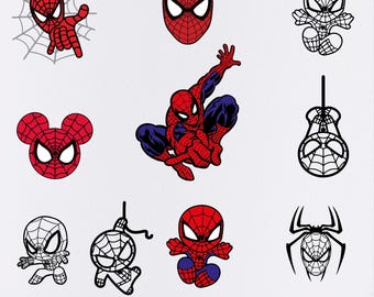 Spiderman Svg Bundle, Spiderman Svg, Spiderman Clipart, Spiderman Silhouette, Superhero Svg, Spiderman Cut Files For Circut For Silhouette