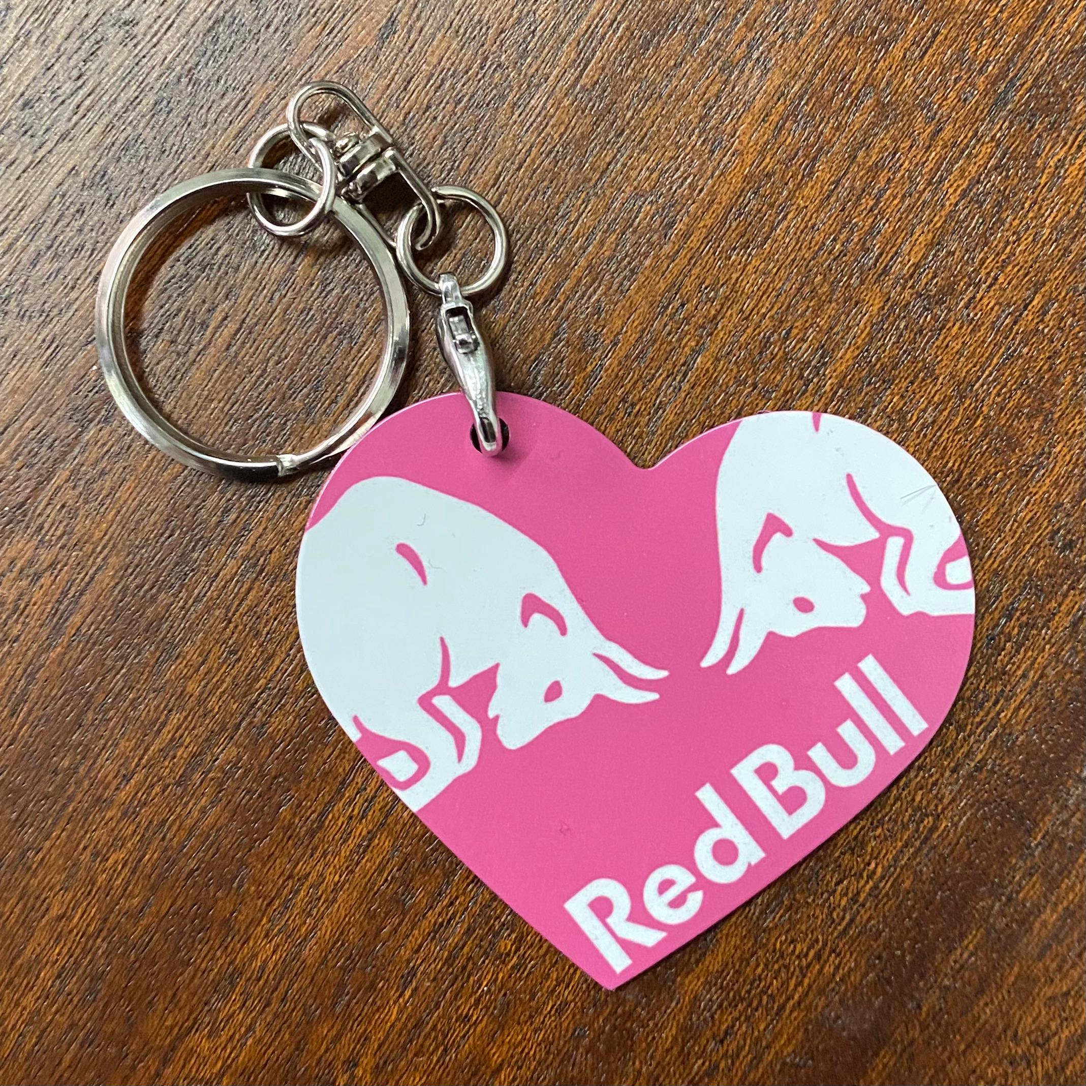 Pink Redbull Keychain - Heart Shaped - Etsy