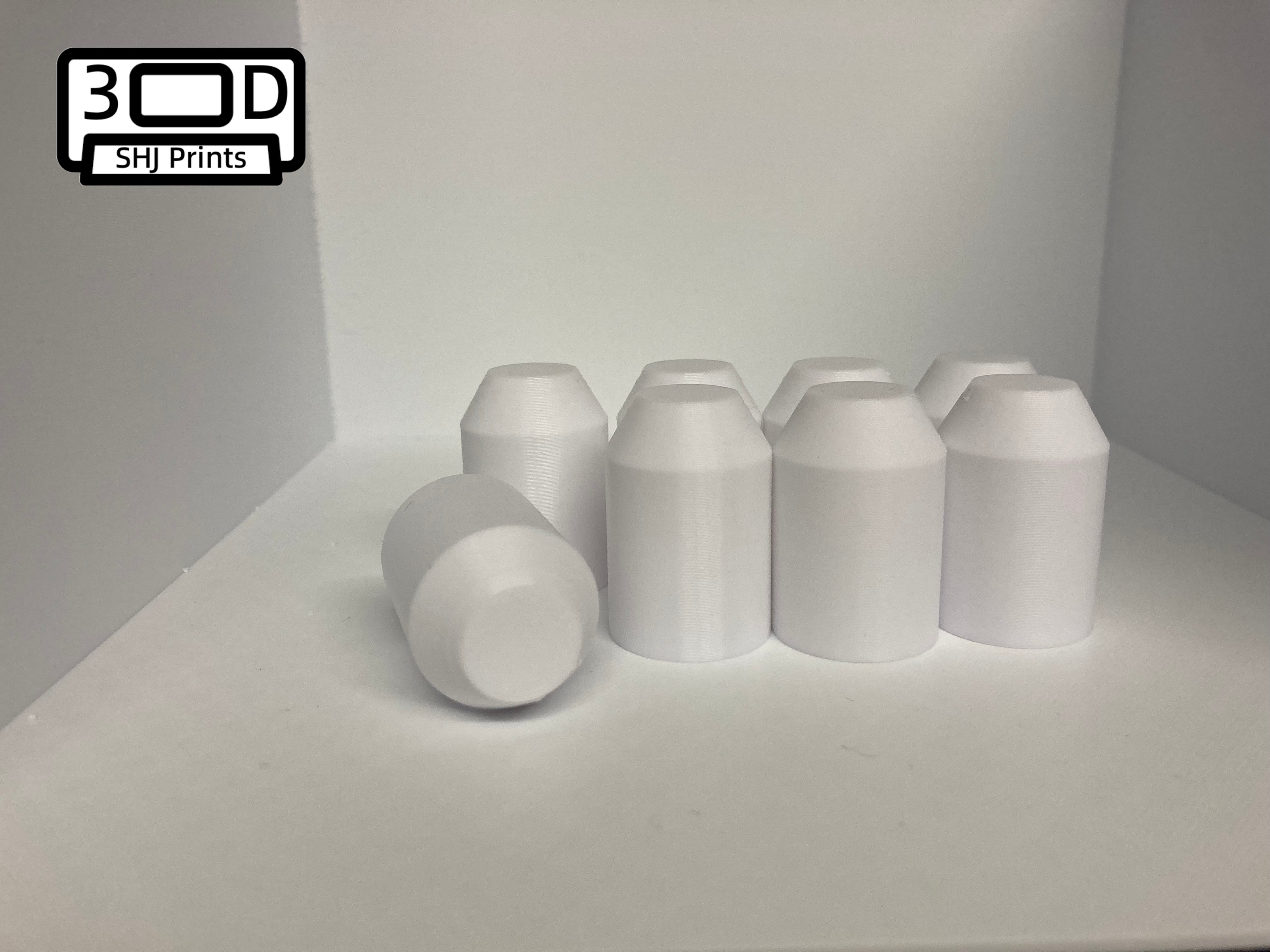 White Radiator Caps Radiator Valve Caps X 8 - UK Made - Very Good Quality - Free Postage ...