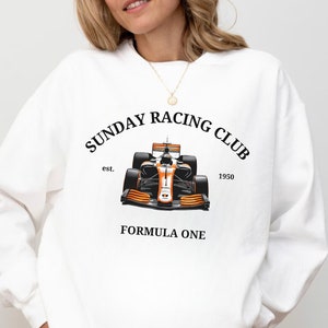 Sunday Racing Club Sweatshirt, Formula One, F1 Sweatshirt, UNISEX, F1 Merch, F1 Gifts, Formula One Sweatshirt, F1 Racing Club Sweatshirt