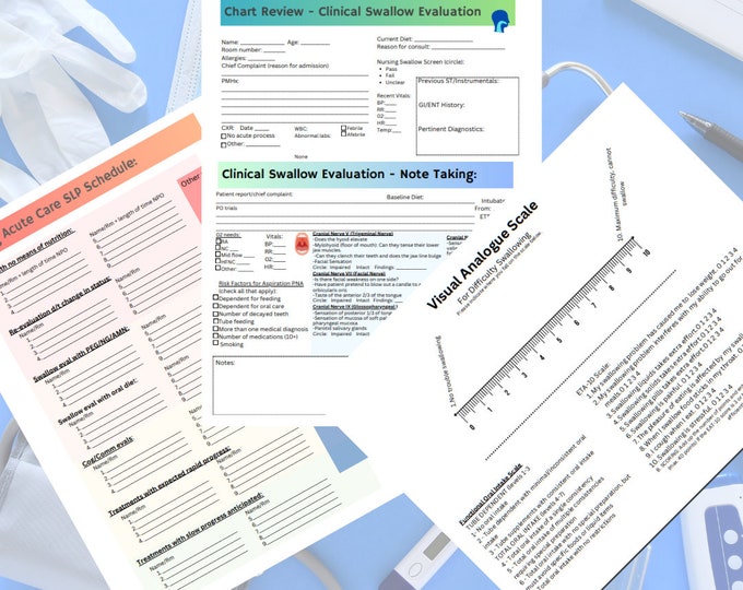 Printable Speech Language Evaluation Checklist | SLP Printable ...