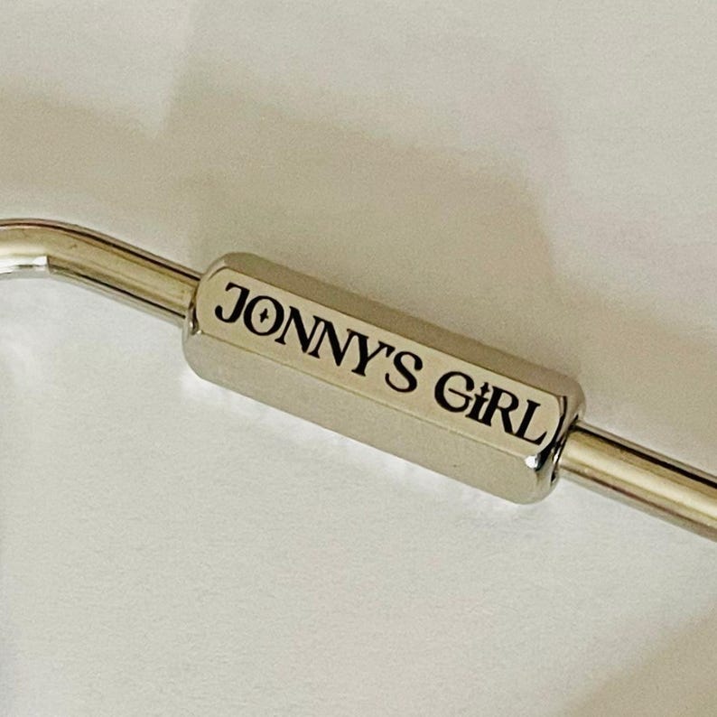 Custom Silver Chrome Heart Carabiner Keyring - close up of custom engraving by babes hardware