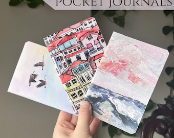 Ein 3er-Set Taschen-Notizbuch 3er-Set blanko Skizzenbuch blanko Damenbuch Taschenbuch Refill DamenSkizzenbuch blanko Taschenbuch Skizzenbuch Damen Skizzenbuch von 3 von 5 Seiten