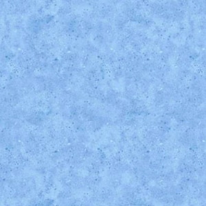 May include: A light blue textured background with a subtle speckled pattern.