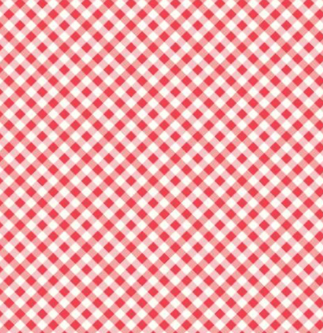 Bee Ginghams Tammy Cayenne, Lori Holt for Riley Blake Fabrics, Quilters ...
