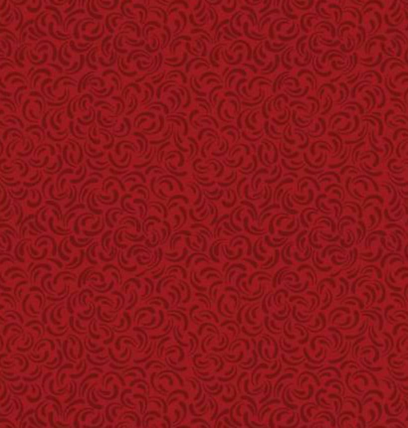 Red on Red Scattered Petals, Wilmington Fabrics, Quilters Cotton, Yardage
