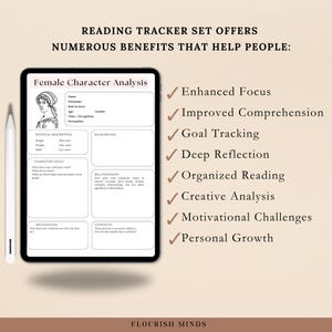 Reading Planner Bundle Printable, Reading Journal, Reading Challenges ...