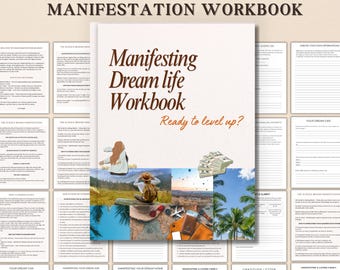 Manifestation Workbook, Law of Attraction Journal (PDF)