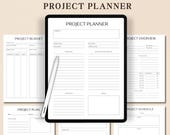 Printable Project Planner, Office Planner, Employee Schedule, Work To Do List, Business Meetings, Small Business Planner, Email Tracker PDF