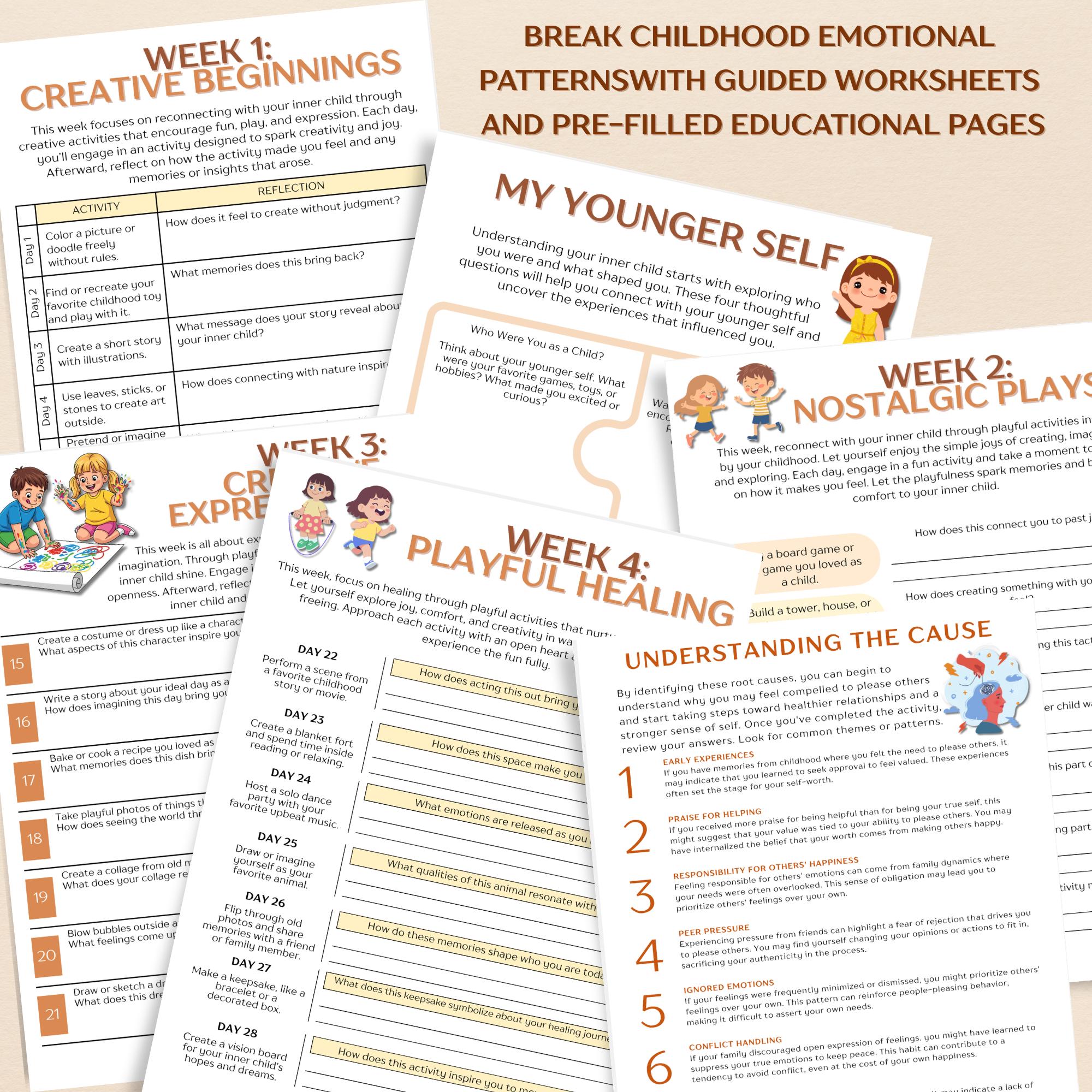 Inner Child Planner, Attachment Styles, Core Wounds, Abandonment ...