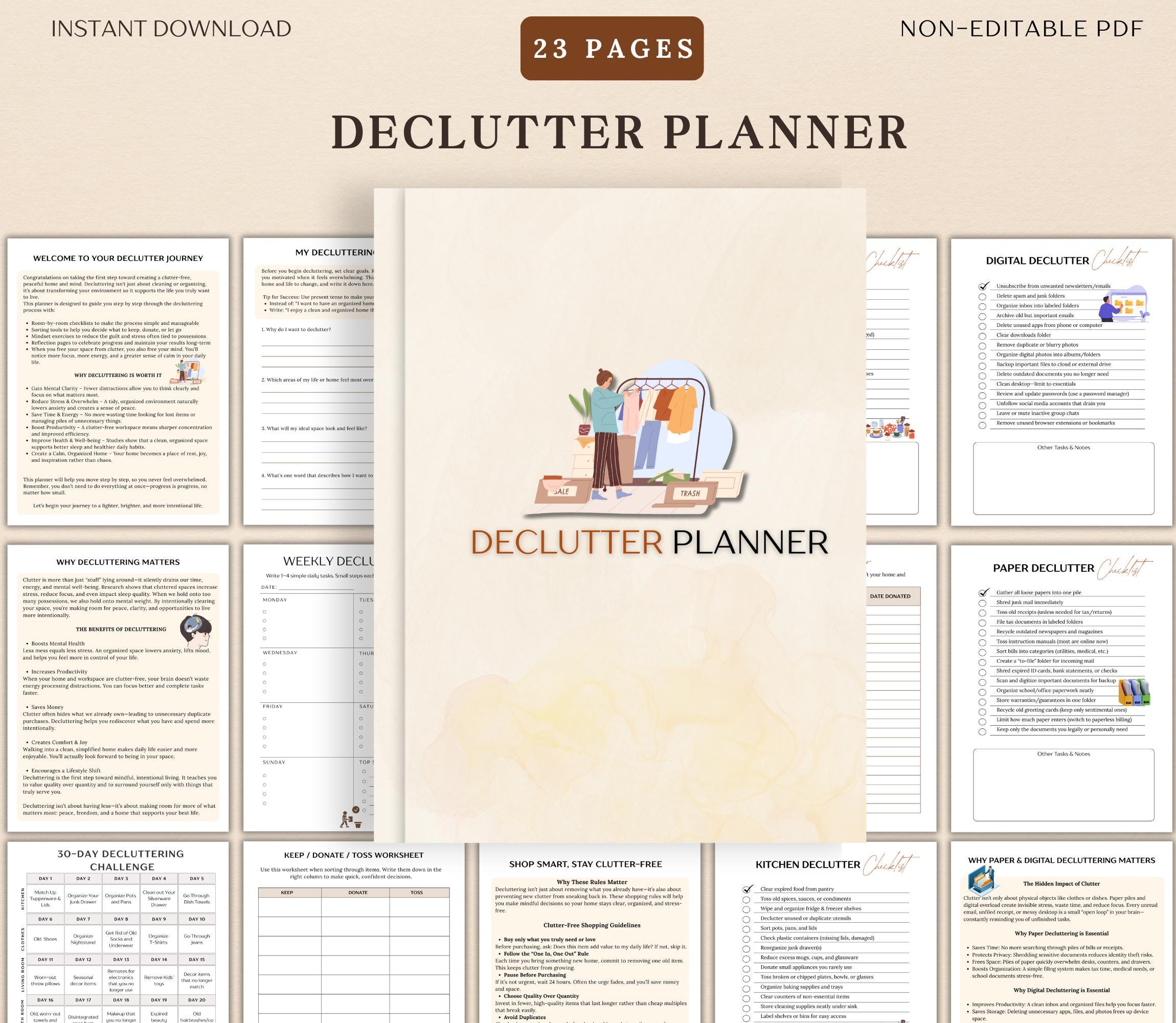 Ultimate Mom Planner BUNDLE, Mom Life Planner, Home Management ...