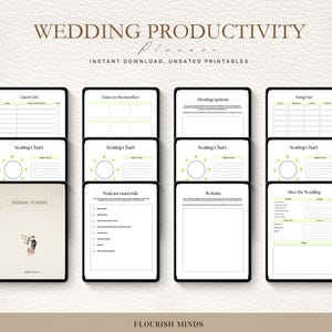 Wedding Planner Printable | Printable Wedding Planner Pages | Wedding Plan Bundle | Wedding Planning Book | Wedding Planner PDF/A4