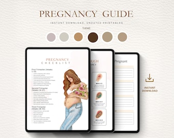 Pregnancy Planner, Pregnancy Journal, Expecting Mom Kit, From Bump to Baby, Hospital Bag Checklist, Trimester Tracker, Pregnancy Memory Book