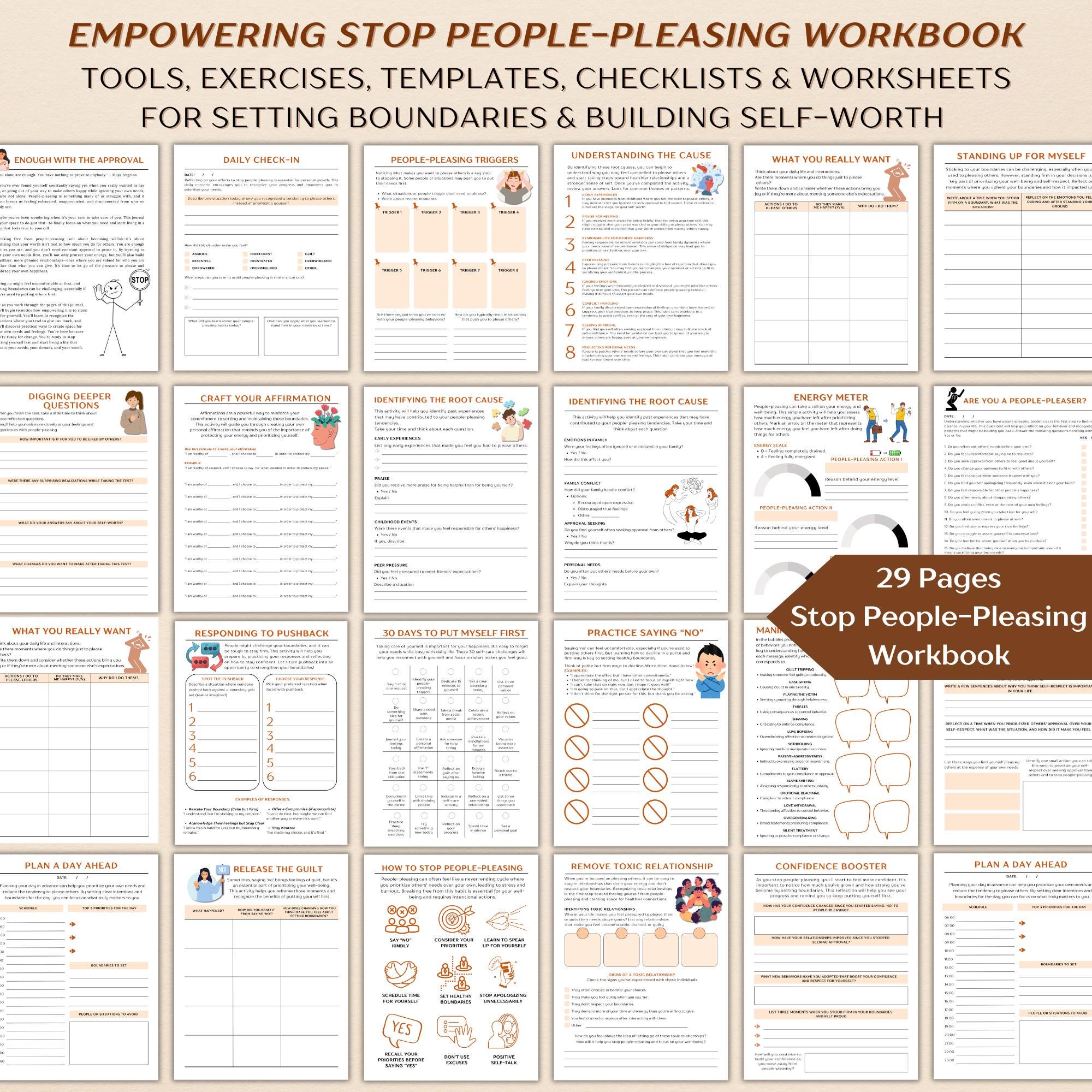 Stop People Pleasing + Setting Healthy Boundaries & Self Sabotage ...