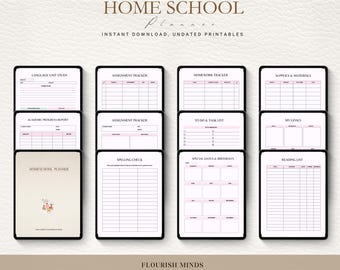Printable Homeschool Planner, Homeschool Lesson Planner, Academic Planner, Teacher Homeschool Schedule, Homeschool Planner Page, Lesson Plan