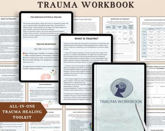 トラウマ治癒ワークブック、トラウマ反応、PTSD、感情的癒し、幼少期のトラウマ、トラウマ処理、トラウマセラピー、トラウマ回復 PDF