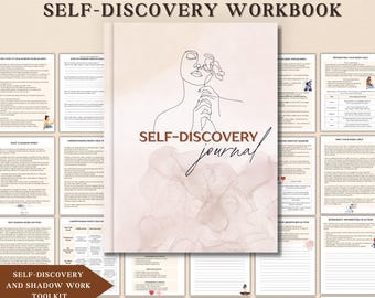 Cuaderno de trabajo para el autodescubrimiento, Salud mental, Hojas de trabajo de TCC, Sanación emocional, Herramientas terapéuticas, Trabajo con la sombra, Ejercicios de escritura para la sanación del niño interior