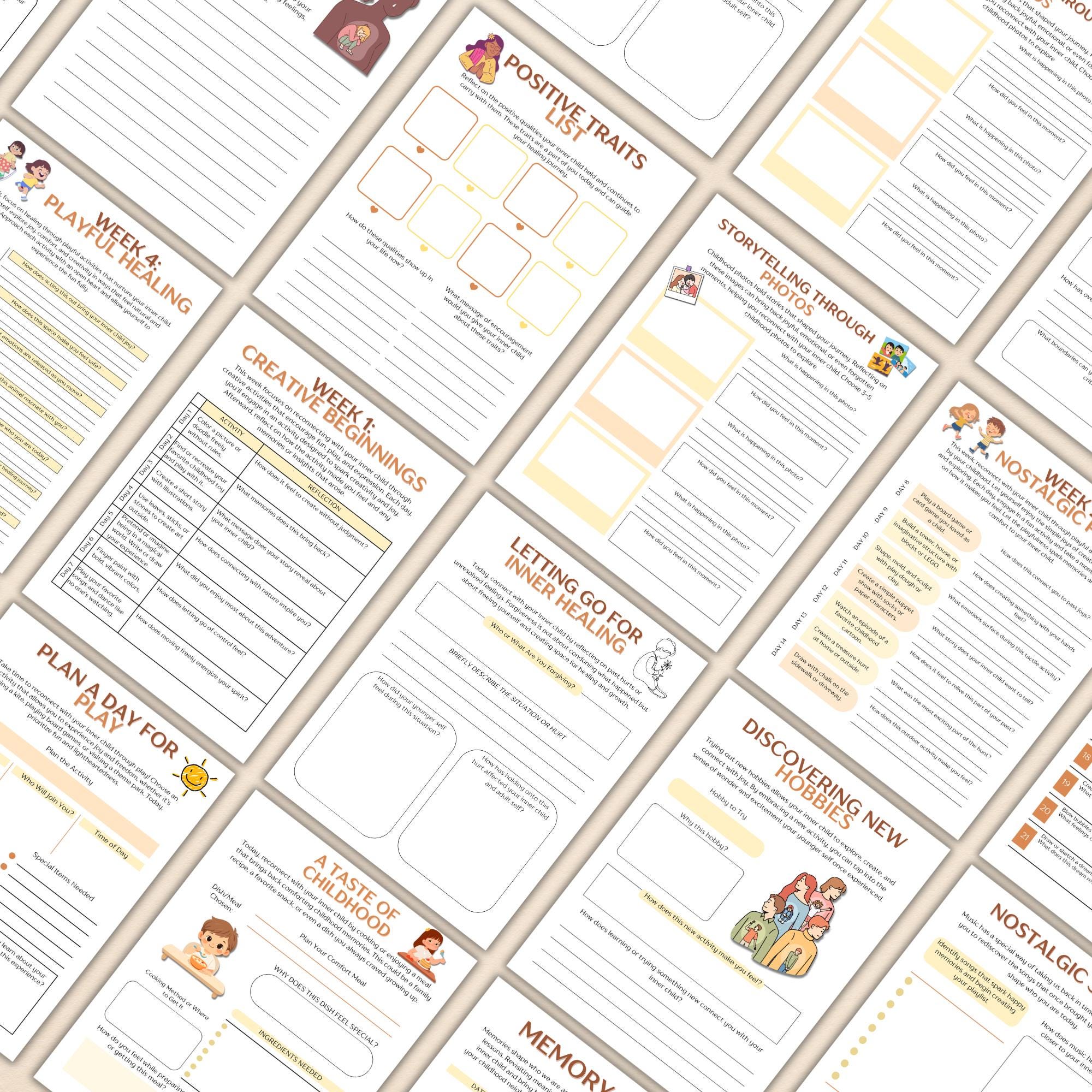 Inner Child Planner, Attachment Styles, Core Wounds, Abandonment ...