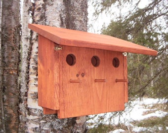 Three Unit Birdhouse Plans, Birdhouse Plans, DIY Birdhouses, Bird, Birds, Birdhouse, DIY, Tools, Project, Homemade, Woodworking, Scouts, Fun