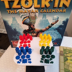 Tzolk&#39;in / Tzolkin Board Game Upgrade Set - Player Pieces - 56 or 70 Pieces