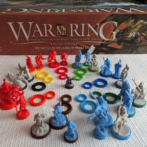 War of the Ring Color-Coded Bases for Miniatures