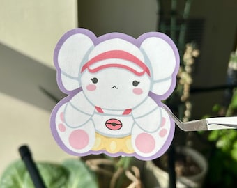 Rosa Bunny Sticker | Pokemon Sticker | Paper Sticker
