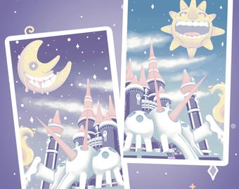 Resonance Art Print: Moon and Sun