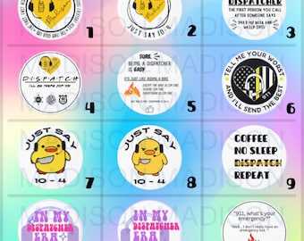 CUTE 911 DISPATCHER stickers / sticker pack