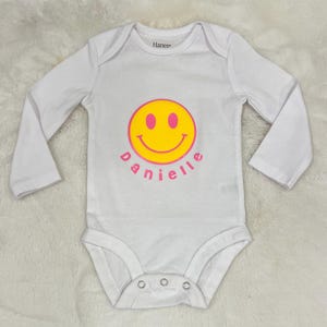 Personalized Baby Long Sleeve Bodysuit
