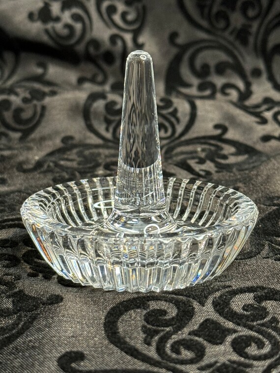 Waterford Crystal Ring Holder Ring Dish Heart Shape. Gem