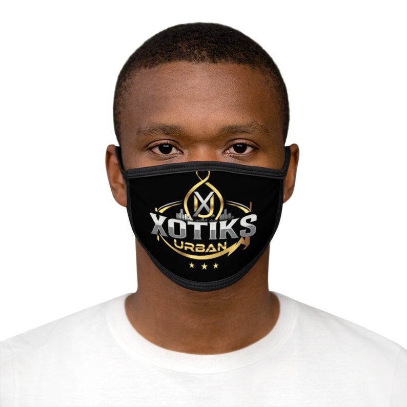 Mixed-Fabric Face Mask image 2