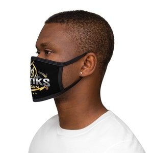 Mixed-Fabric Face Mask image 3