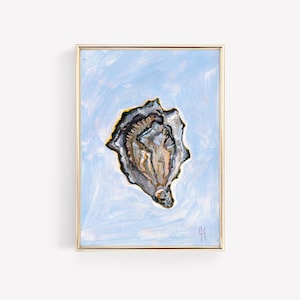 塗装された牡蠣殻 グランドミレニアルアート 牡蠣の絵 ディナーパーティーアート 折衷主義 マキシマリストアパートメント 美学 フレンチカントリーアート