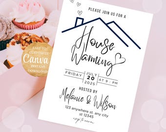 House Warming Invite Open House Warming Party, Housewarming Invites, New Apartment Invite, New Home Party Invitation