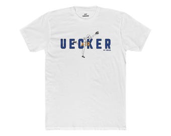AIR UECKER - T-shirt unisexe/chemise Bob Uecker - T-shirt de baseball d'inspiration vintage par Fils coupés - Cadeau parfait pour les fans de sport ! /M. Base-ball