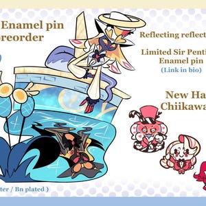 Hazbin Hotel Pin Sir Pentious - Etsy