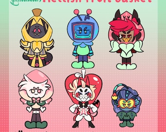 Hellish Fruit Basket (Pin Preorder)