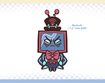 Pin de Chiikawa de Hazbin Hotel de Vox (Reposición de stock de pedidos anticipados)