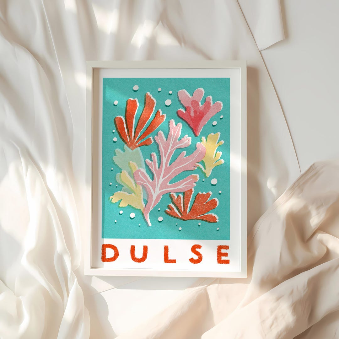 Dulse Illustrated A4 Art Print - Etsy