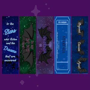 ACOTAR Bundle, Bat Boys, SJM,  bookmark, bookmark, Book Gift, Gift for Her, Instant Download, Printable