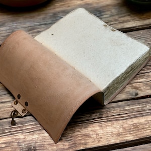 Vintage Genuine Leather Journal Handmade Deckle Edge Paper Leather ...