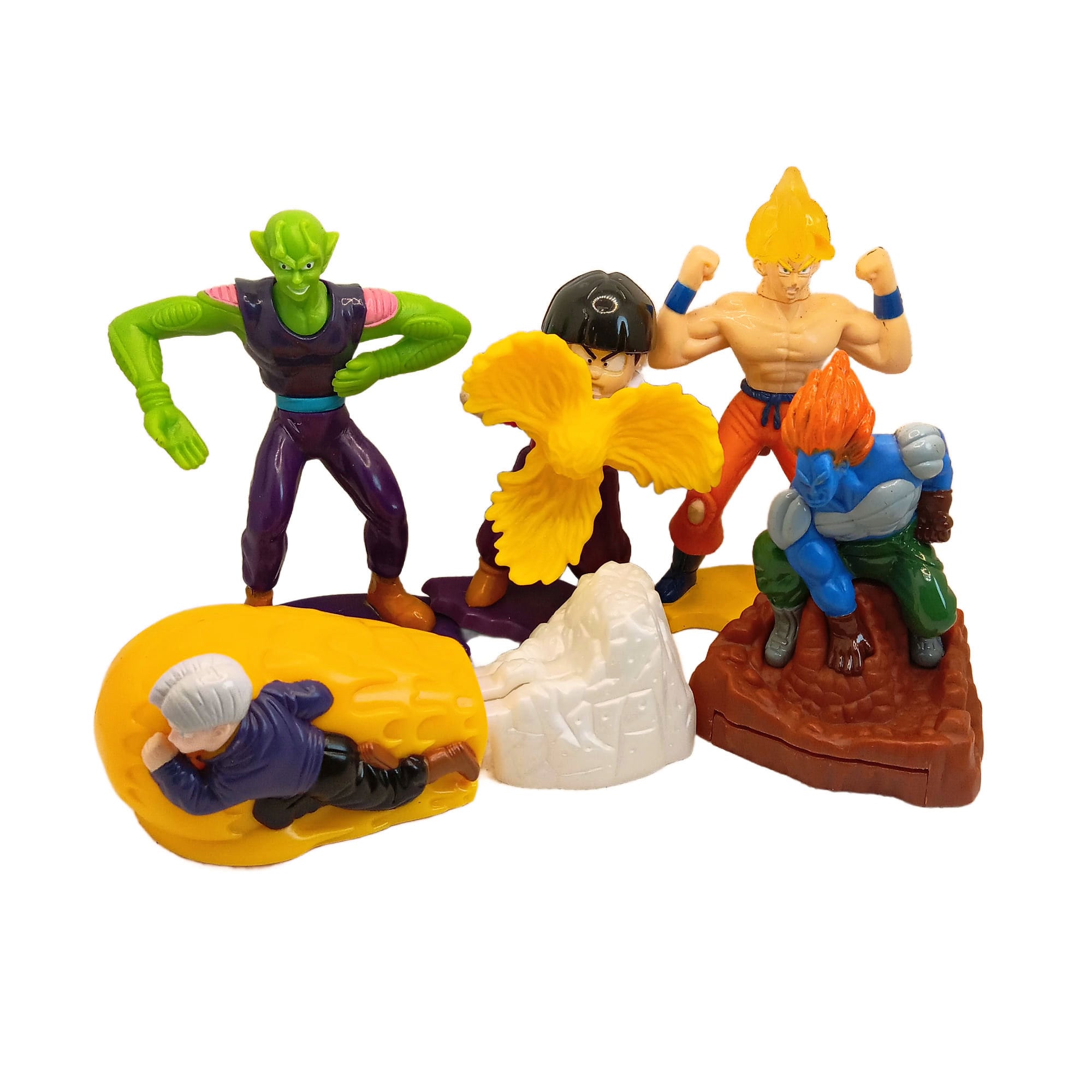 Dragonball Z Lot of Vintage Mcdonalds Toys, Goku, Trunks, Super