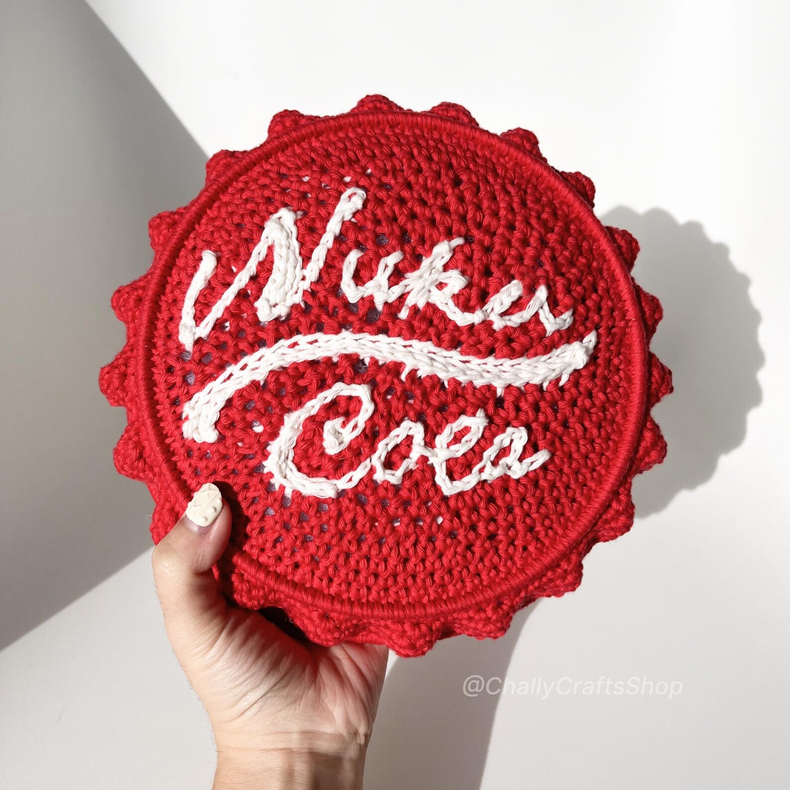 Coke Patterns Coke Bottle Cap Wall Decor Amigurumi Crochet Pattern PDF Download - Etsy