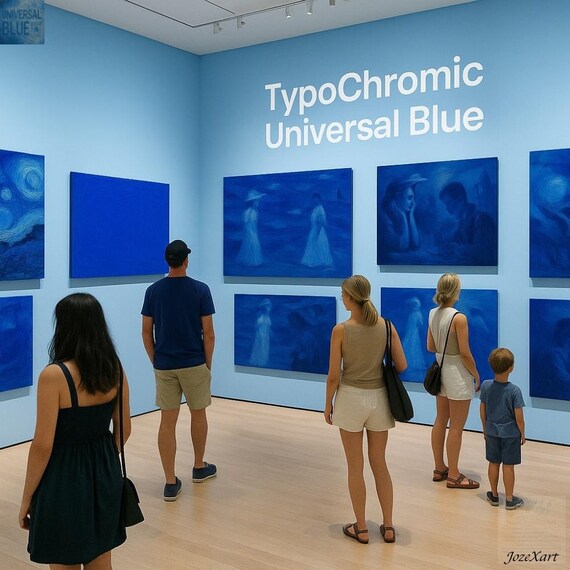 TypoChromic Universal blue | Collector Edition | Immersive Masterpiece I 1/1 Artwork Token-Eligible