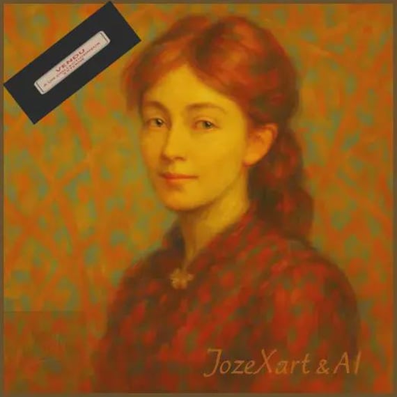 Berthe Muse et Modèle (1/1) I Œuvre Unique et Rare | Art narratif | Modernité chromatique I Version digitale privée : jozexart@gmail.com