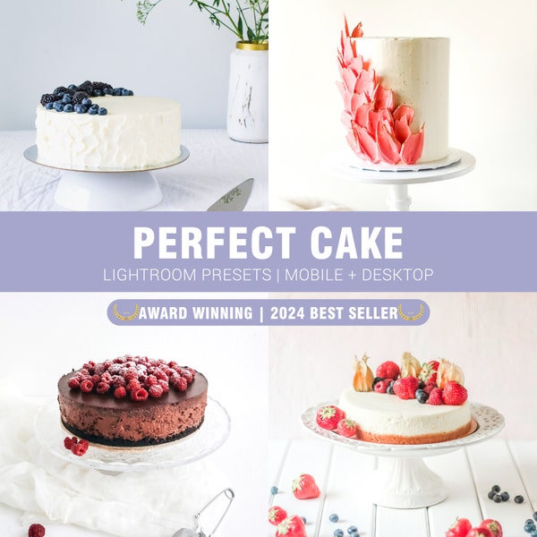 Perfect Cake Presets-Professional Photography-Mobile and Desktop Lightroom Preset Bundle Instagram-Photo Filter-DNG-XMP-Lightroom-Photoshop
